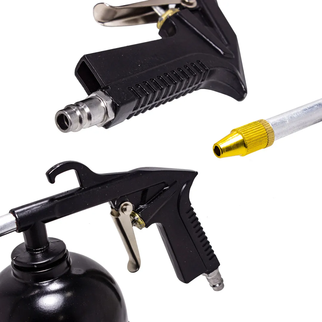 Пневмопистолет для мойки двигателя с бачком ForceKraft FK-2374