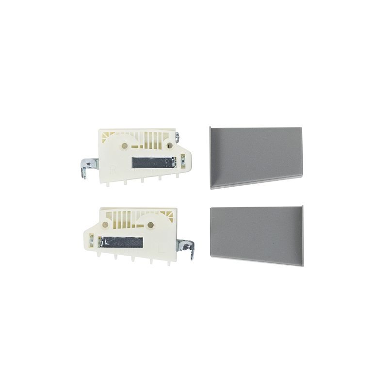 Навес кухонный регулируемый ABS на втулках левый+правый + серые заглушки PRIME by AKS 126032