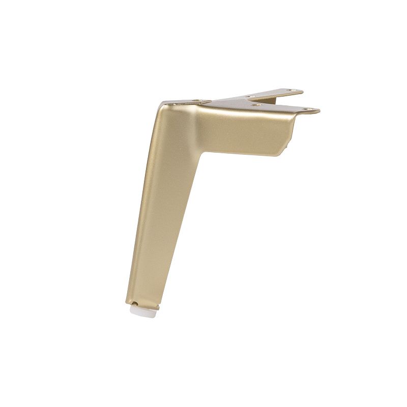 Опора мебельная мет. TRIADA h120 угловая матовое золото AKS 112850