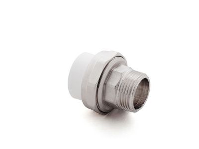 Американка ПП, наружная резьба 40х1 1/4", белая РосТурПласт 10648