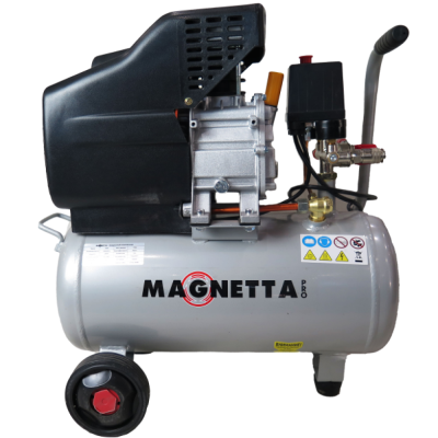 Компрессор воздушный 24 л, 158 л/мин масляный, прямой привод Magnetta CE624