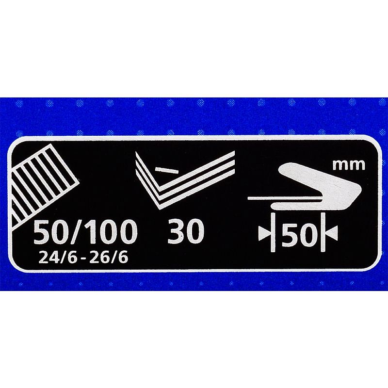 Скобосшиватель "DS-35", № 24/6, 26/6, 30 листов, слоновая кость