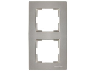 Рамка 2-ая вертикальная титан, RITA, Mutlusan 2220 800 2283