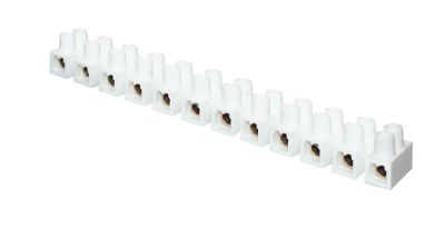Колодка клеммная, 25 мм, 60А полистирол белая EKF plc-KK-25-60-ps-w