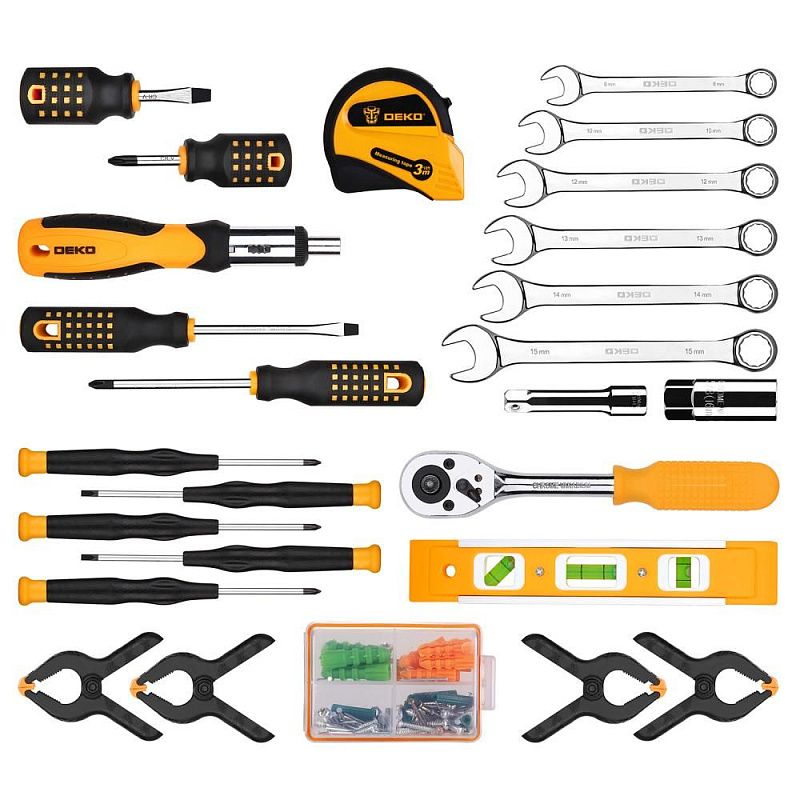 Набор инструментов для дома DKMT168-1 (168шт.) DEKO 083-2051