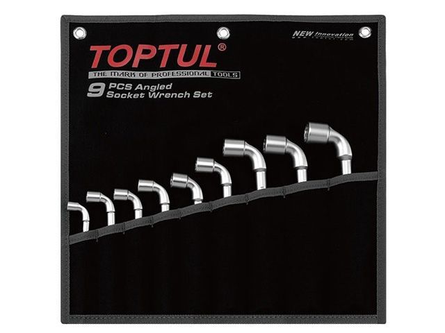 Набор торцевых ключей 8-19 мм 9 пр. Toptul GPAQ0901