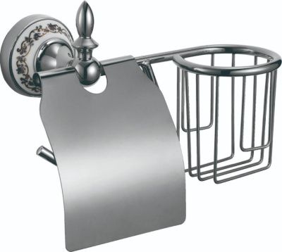 Бумагодержатель + держатель дезодоранта, латунь, хром Savol S-L06851A