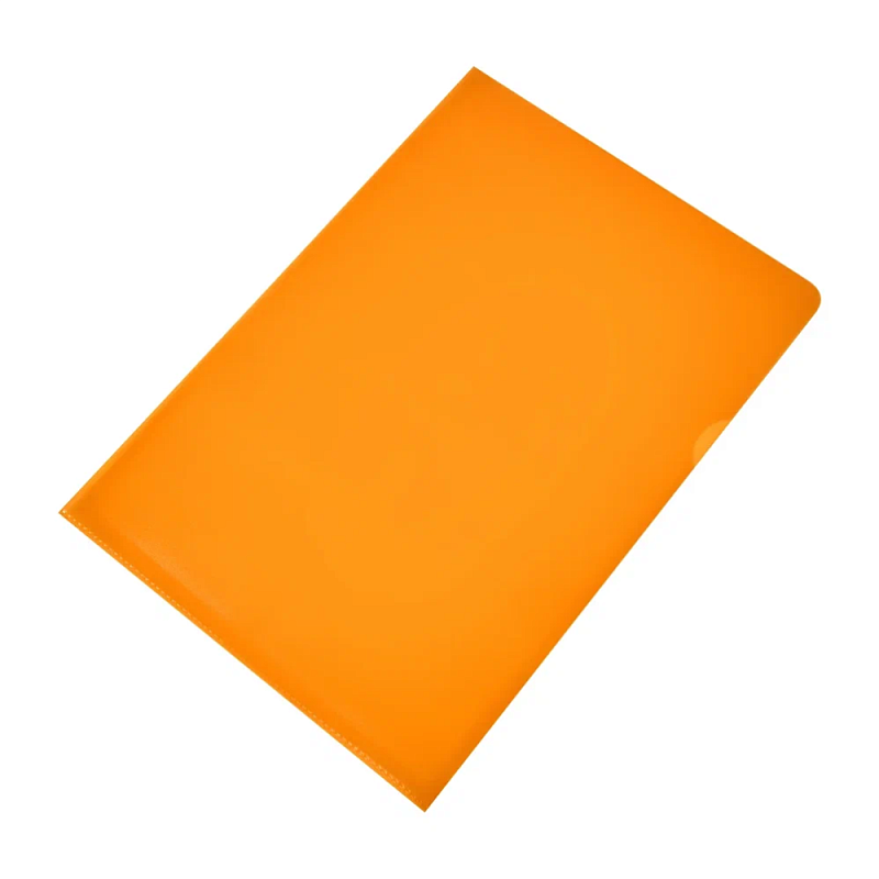 Папка-уголок "Inter-folia", А4, 115 мк, оранжевый