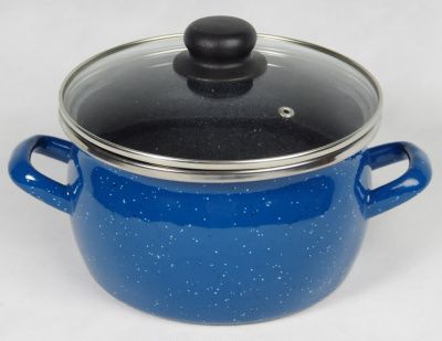 Кастрюля 4,0л (сфера) Сантэкс 1-2440112"Аквамарин"