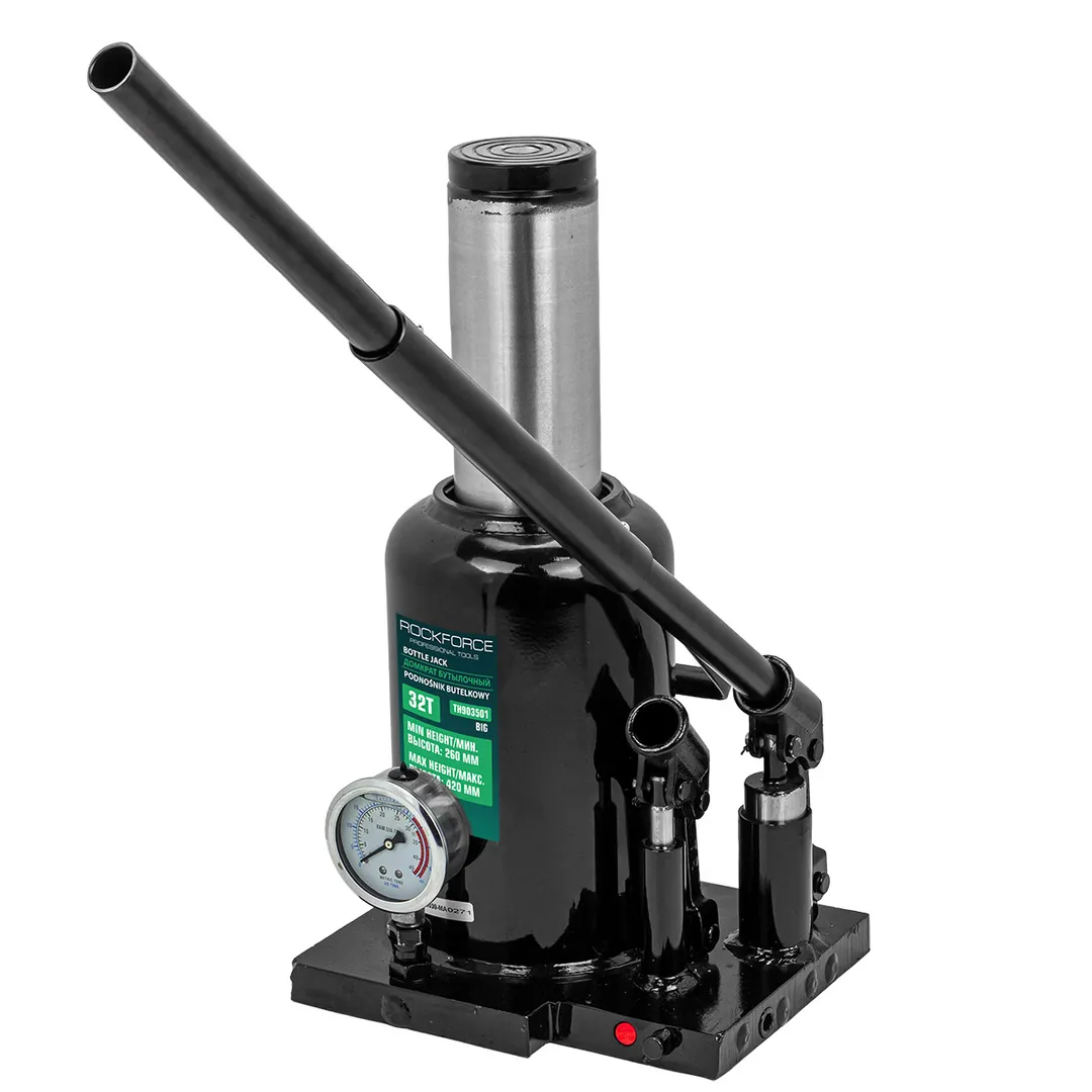 Домкрат бутылочный 32 т, 260-420 мм RockForce RF-TH903501 BIG