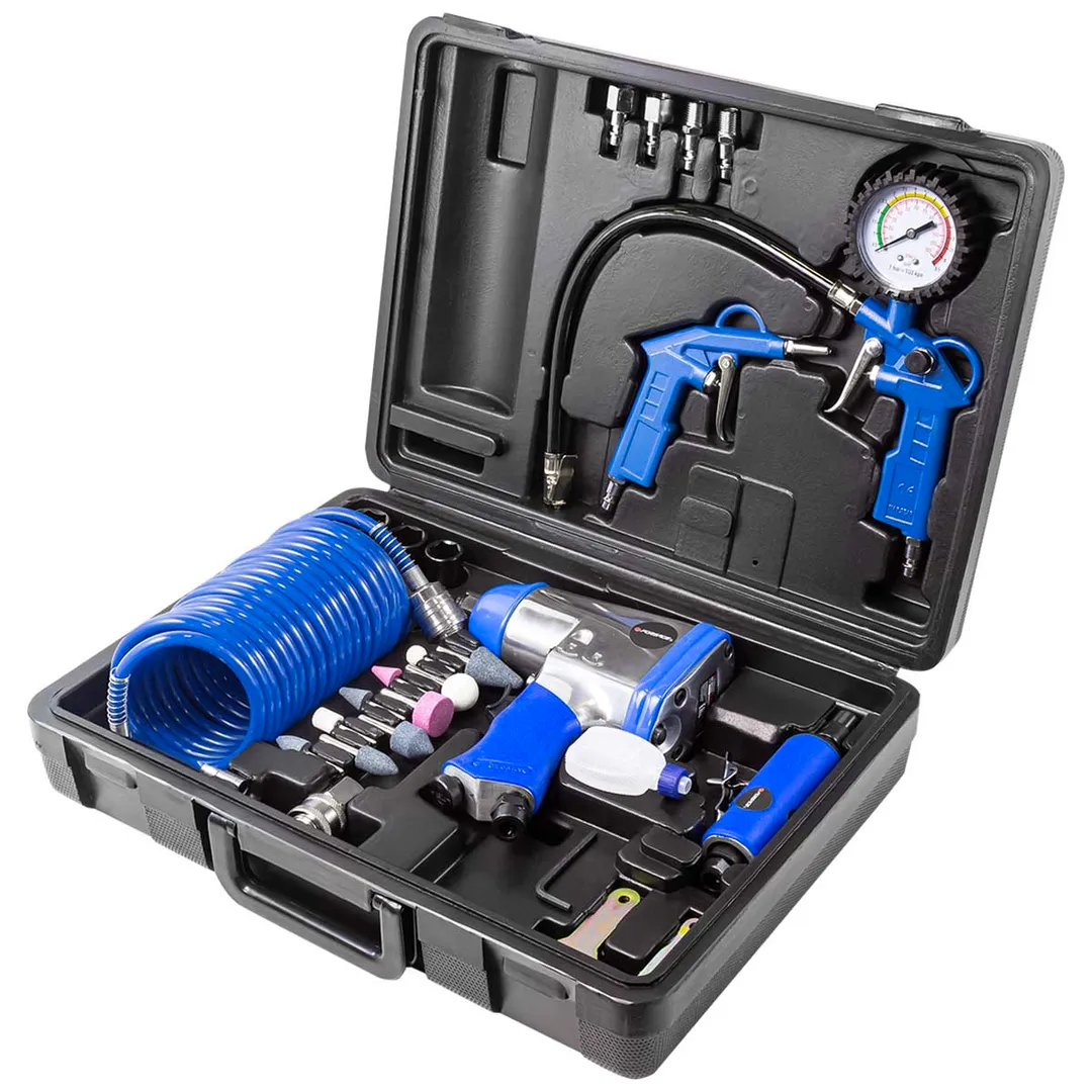 Набор пневматических инструментов с аксессуарами 15 пр Forsage F-RP7811-15 (RP7313, ST-5540)