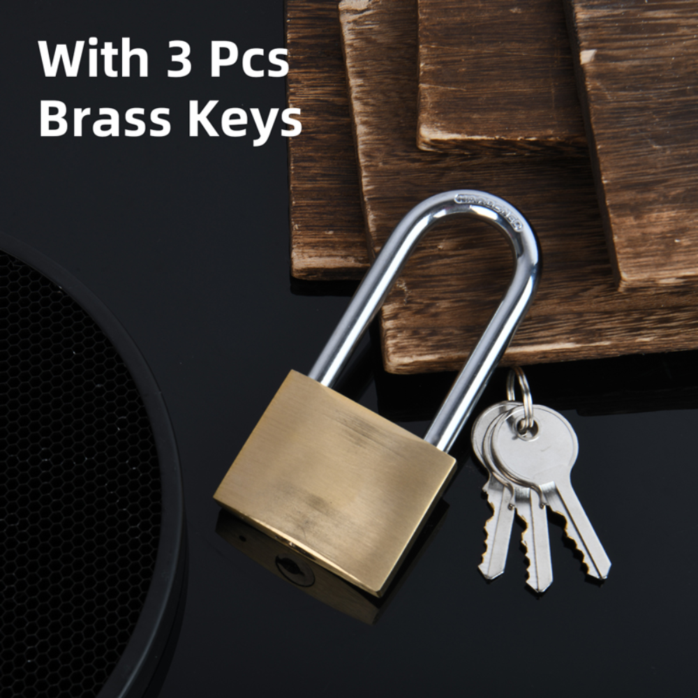 Замок навесной Deli YS EDL508506 60 мм, автомат, 3 ключа, защита от влаги