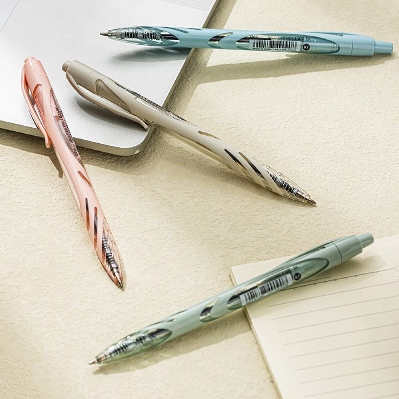 Ручка шариковая автоматическая Deli "Q70-BL", 0,7 мм, ассорти, стерж. синий