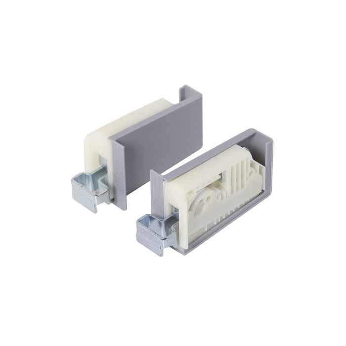 Навес кухонный регулируемый ABS левый+правый + серые заглушки PRIME by AKS 123814