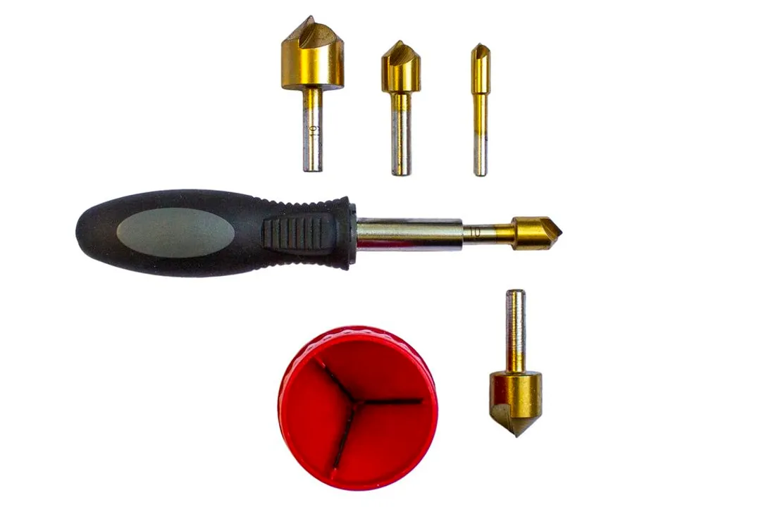 Набор зенкеров с держателем 7 пр., 6, 10, 13, 16, 19 мм RockForce RF-44729A