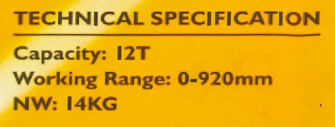 Пресс гидравлический с манометром напольный 12 т JCB JCB-TY12002