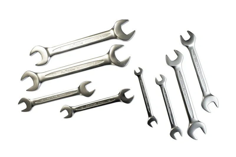 Набор ключей рожковых 8x10-22x24 мм 8 пр PATRON P-5084P