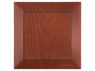 Выключатель 1-клав. двухполюсный, скрытый, винт. зажим, вишня, DARIA, 10 A, 250 V, IP 20, Mutlusan 21204050256