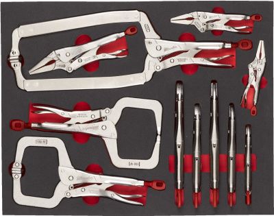 Набор зажимов губцевых Milwaukee Torque lock 11шт 4932493251