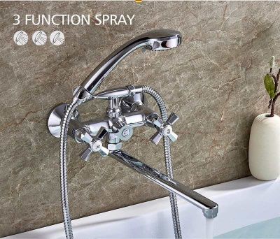 Смеситель для ванны, латунь, хром Ledeme L2590