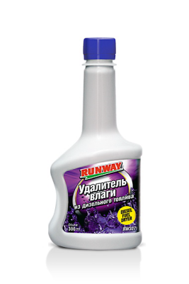 Удалитель влаги из дизельного топлива 300 мл RUNWAY RW3071