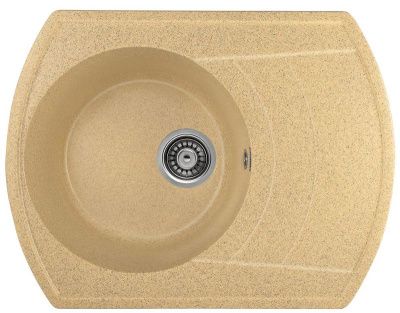 Мойка кухонная из мраморной крошки, песок, A01-21 Gerhans
