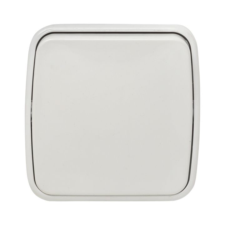 Минск Выключатель 1-клавишный ОП 10А белый EKF Basic EGV10-021-10