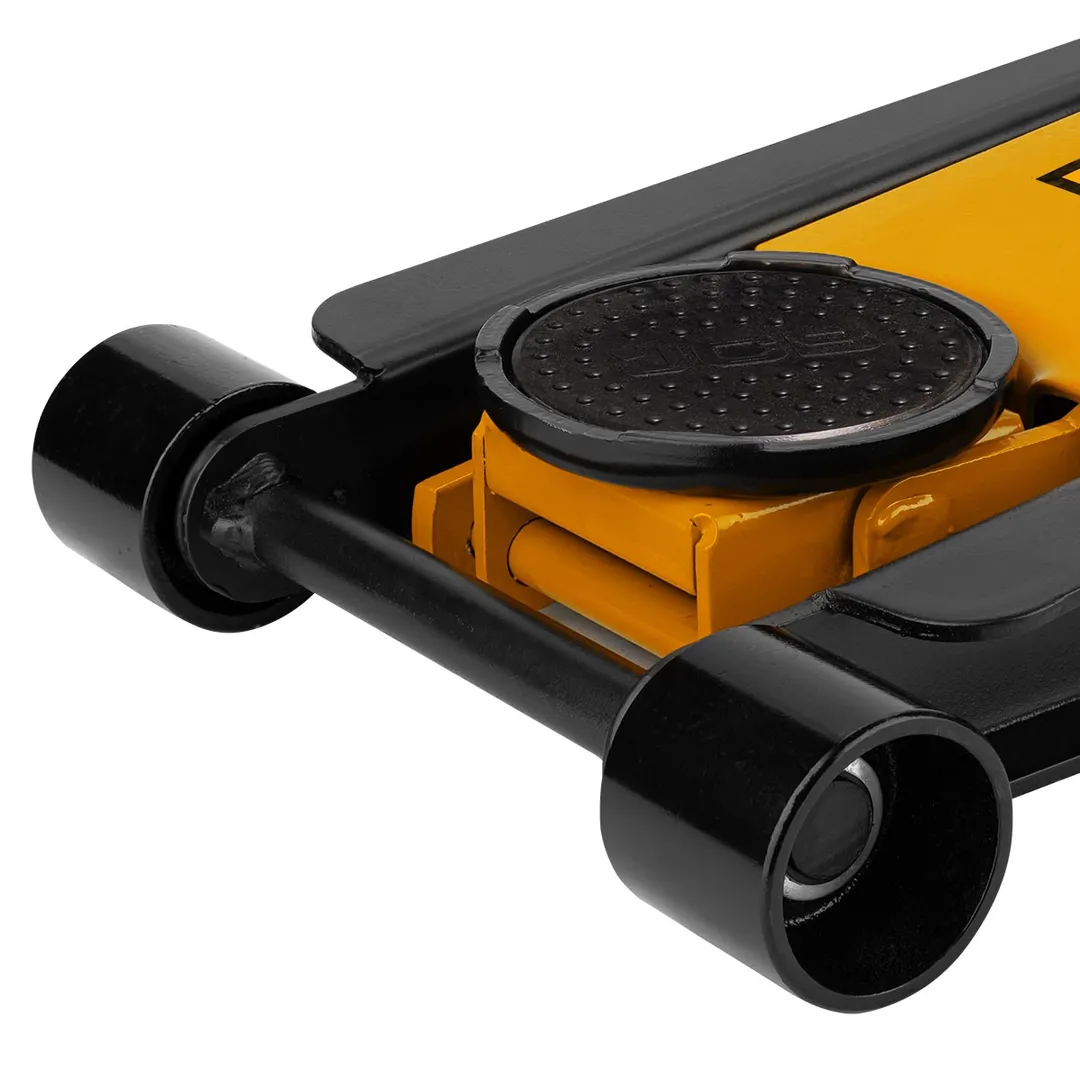 Домкрат подкатной гидравлический 4 т, 75-505 мм, низкопрофильный JCB JCB-T84008