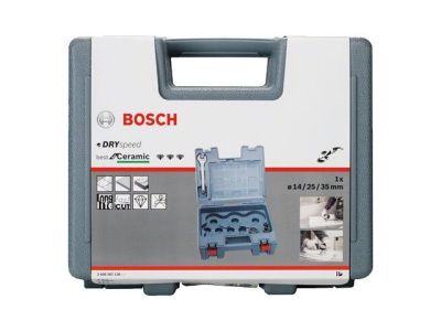 Набор алмазных коронок 14/25/35мм DRY SPEED Bosch 2608587136