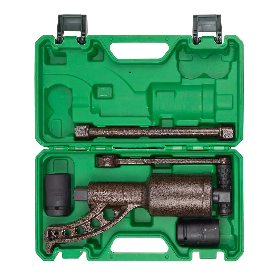 Гайковерт ручной с редуктором 1'', головки 32, 33 мм, L310 мм, передаточное число 1:68, 6200 Н/м RockForce RF-3411389 HS