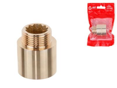 Удлинитель 3/4" вн.-нар.х25 мм, инд. упак. AV Engineering AVE301042