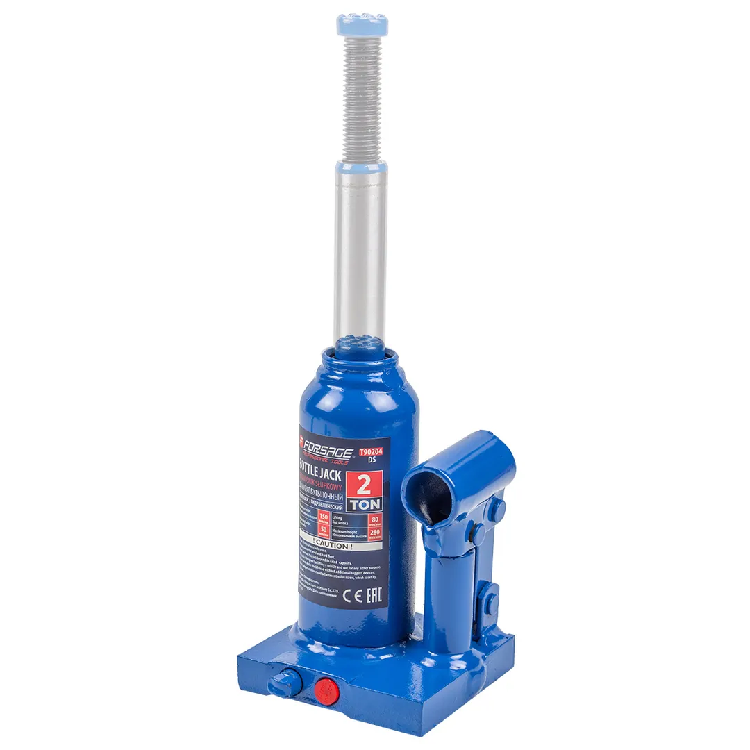 Домкрат бутылочный 2 т с клапаном, 148-278 мм Forsage F-T90204 DS