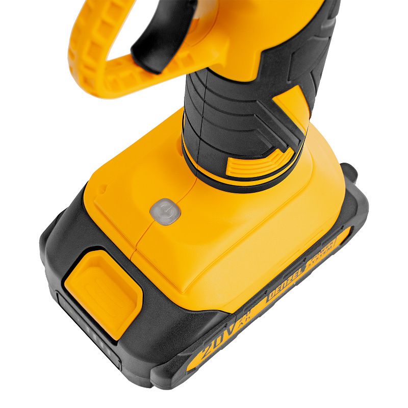 Секатор аккумуляторный, бесщет., CP-40BL, Li-Ion, 20 В, лезвия SK5 Denzel 59438