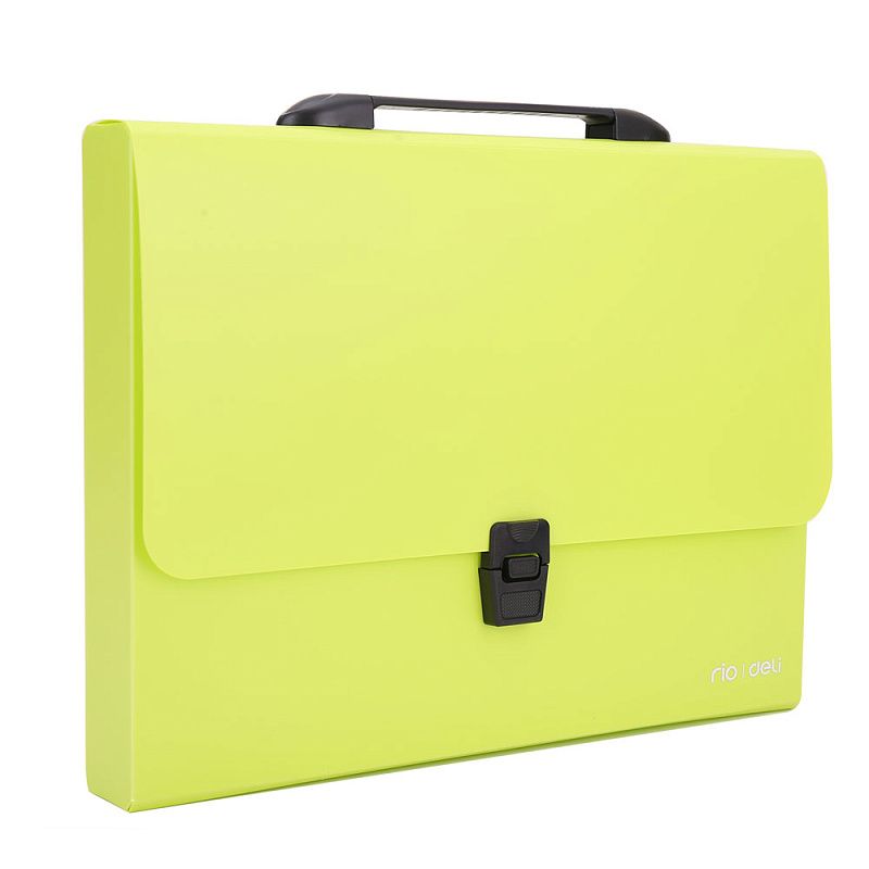 Портфель на 1 деление "Deli", пластик, 1, ассорти