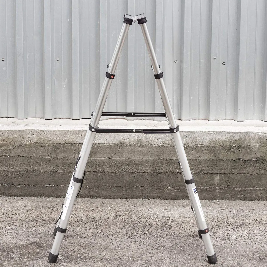 Стремянка телескопическая алюм. бытовая 1.4 м 5+5 ступ. Scheppach Sch-UP140-2