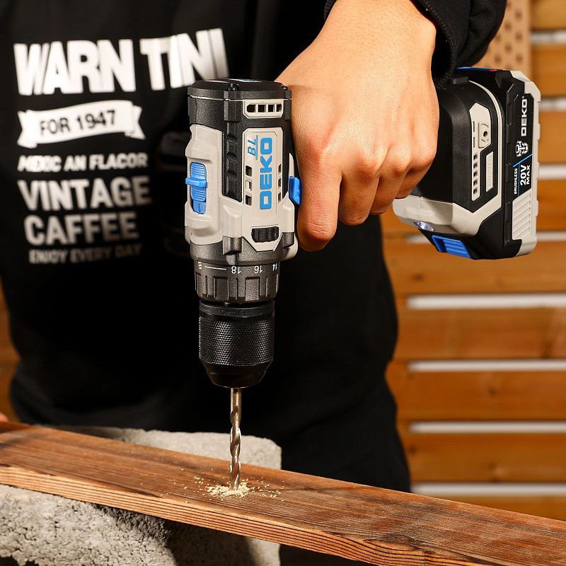 Дрель-шуруповерт аккумуляторная ZKCD20V ONE + DEKO 084-1003