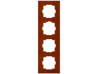 Рамка 4-ая вертикальная вишня, RITA, Mutlusan 2220 800 2456