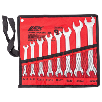 Набор ключей рожковых 8х10-22-24 мм 6 пр JBC JBC-5084P