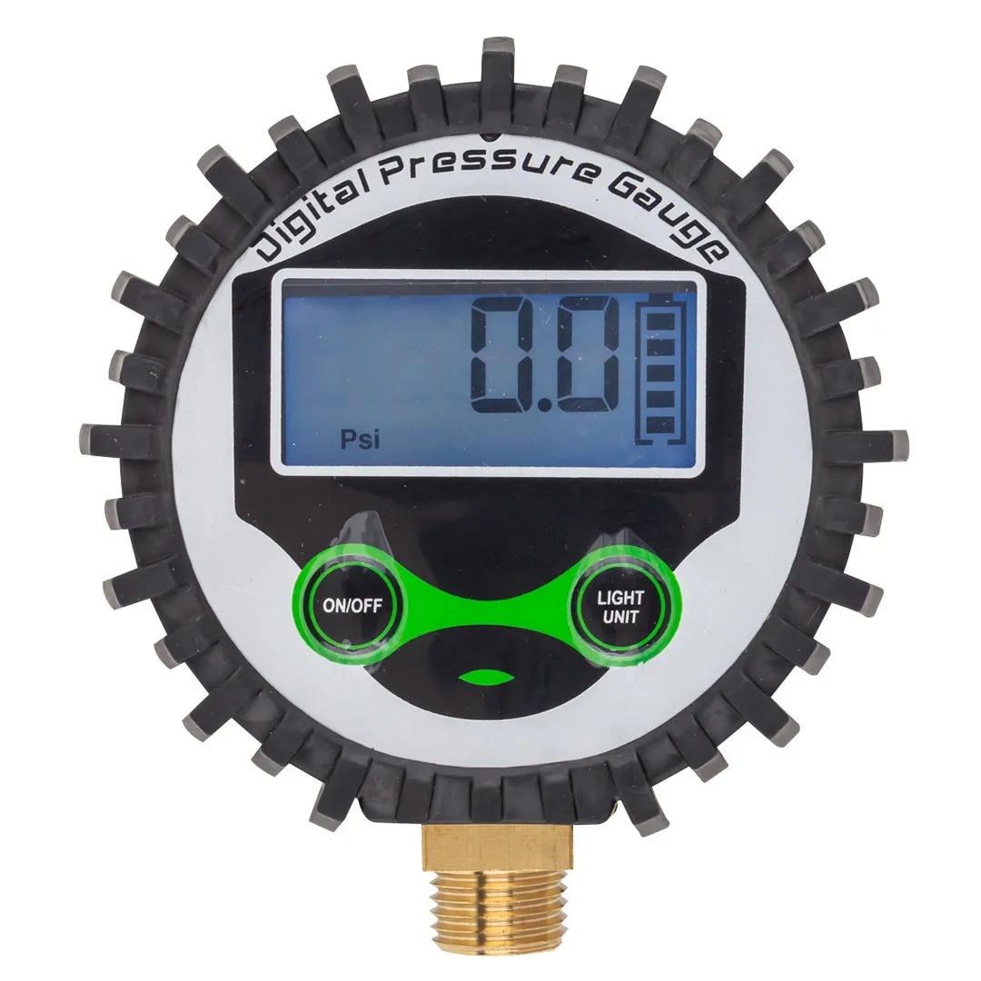 Индикатор давления цифровой для пневмосистем 1/4''(Psi, Kpa, Bar, Kgf/cm2) RockForce RF-SDG-100