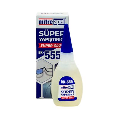 Суперклей цианоакрилатный Mitre BK555 20 г. APEL 123916