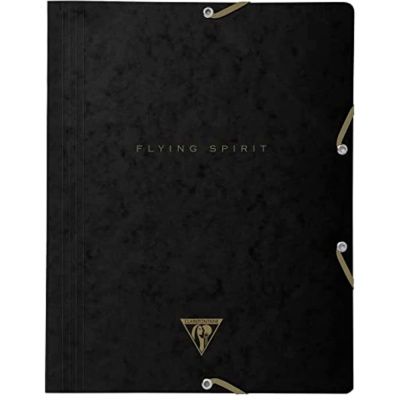Папка на резинках "Flying Spirit", А4, 15 мм, черный
