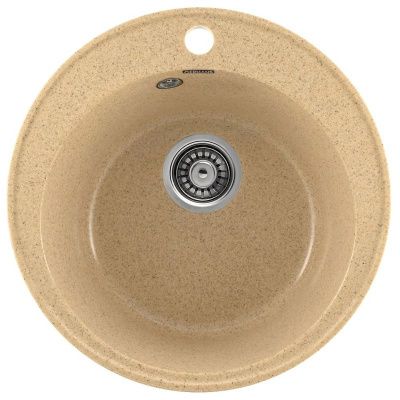Мойка кухонная из мраморной крошки, песок, A05-21 Gerhans