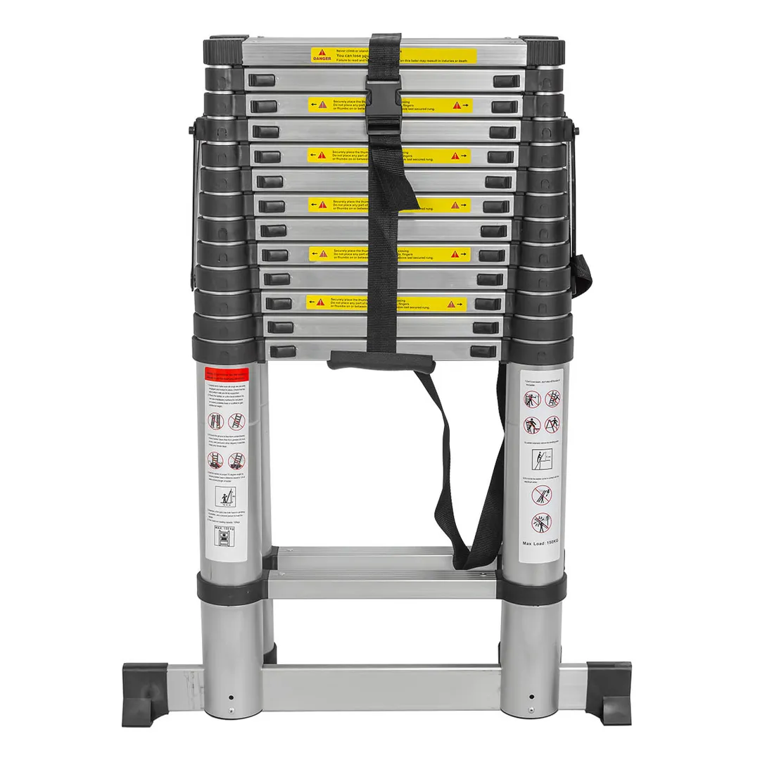 Стремянка телескопическая алюм. бытовая 4.1 м, 14+14 ступ. Forsage F-UP410-2