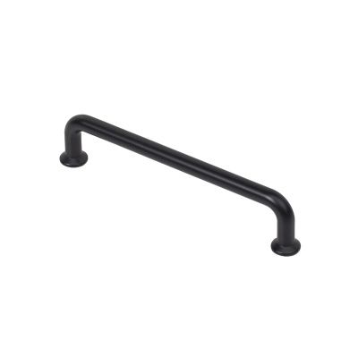 Ручка меб. скоба мет. LOFT 128 матовый черный AKS 62201