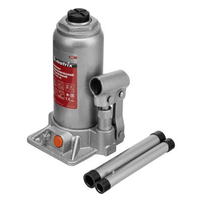 Домкрат гидравлический бутылочный, 5 т, 197-382 мм Matrix