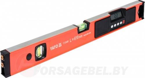 Уровень электронный 610 мм с лазерной точкой Yato YT-30400