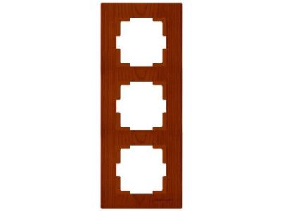 Рамка 3-ая вертикальная вишня, RITA, Mutlusan 2220 800 2356