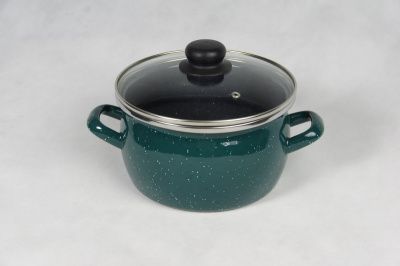 Кастрюля 5,0л (сфера) Сантэкс 1-2450112(Сер.гр.)Малахит