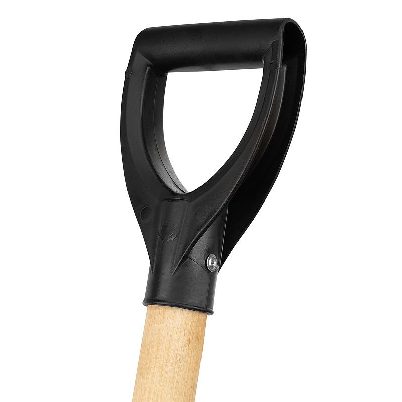 Лопата прямоугольная, 208х300х1340 мм, деревянный лакированный черенок, Сибртех 61458