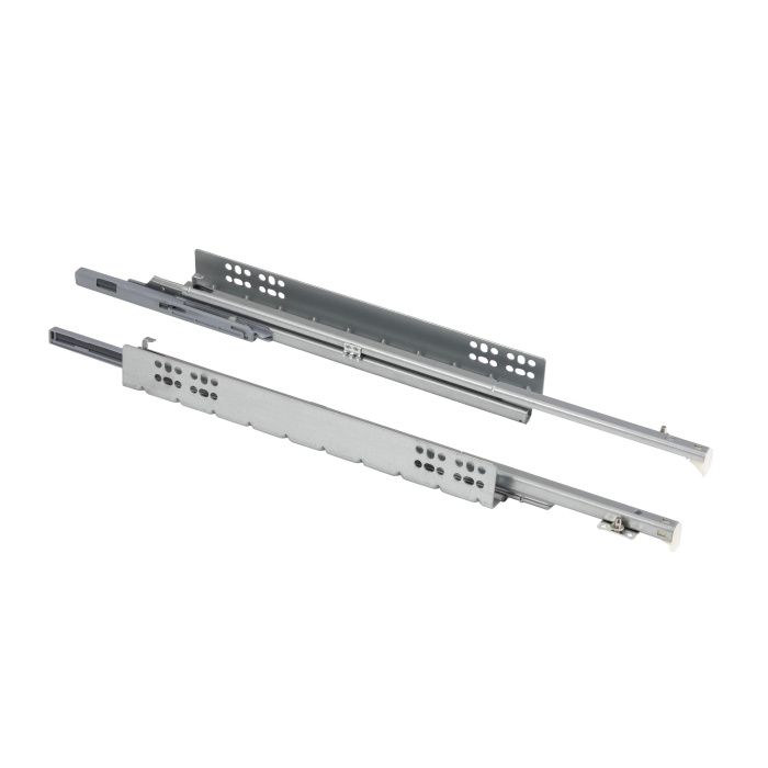 Направляющая скрытого монтажа L-350 с доводчиком ДСП16mm насадной монтаж компл. левая+правая AKS QType полное выдвижение QTYPE 87897
